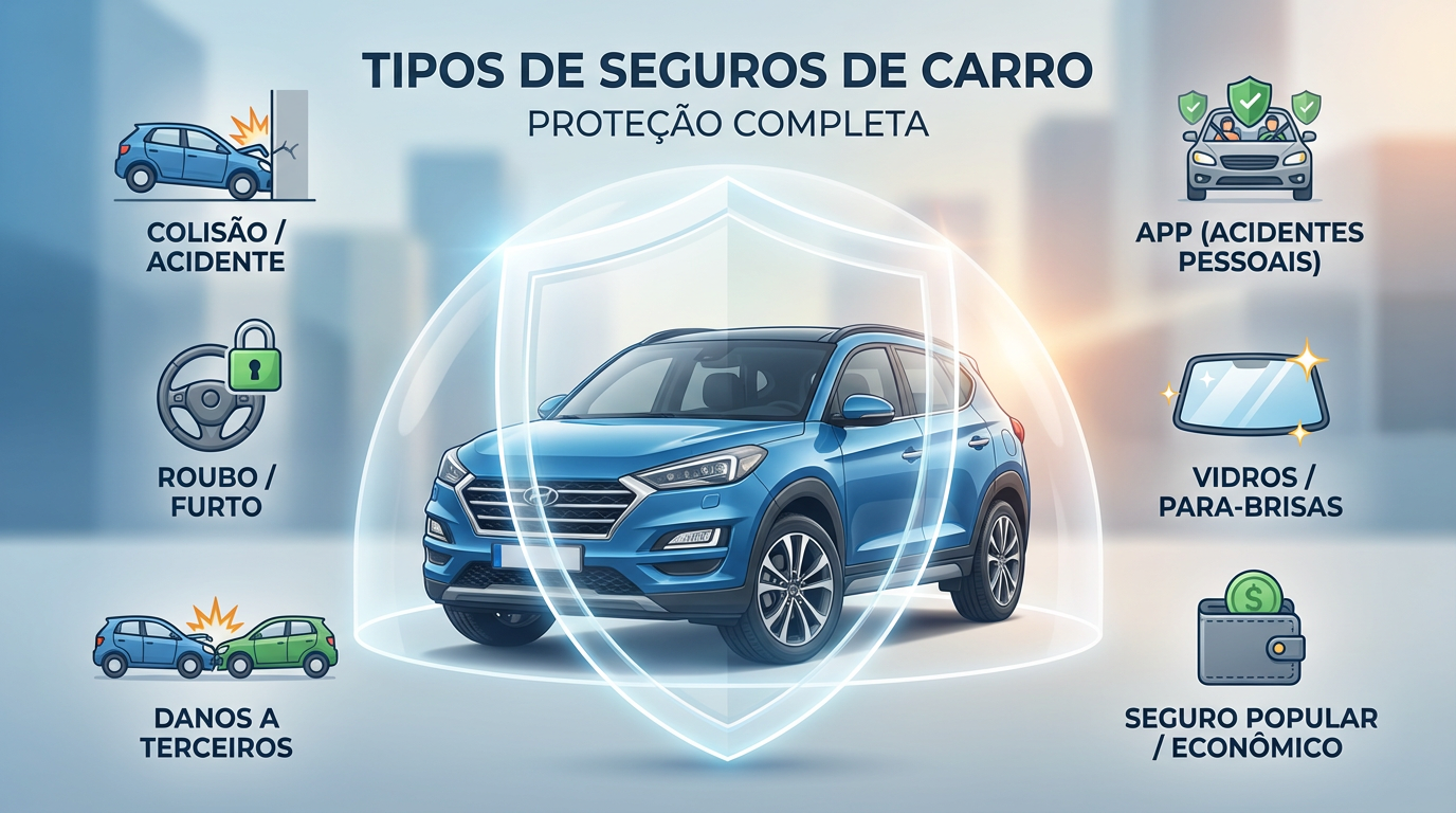 Guia Completo de Seguros de Automóveis no Brasil: Lista de Seguradoras, Coberturas, Preços e Como Escolher