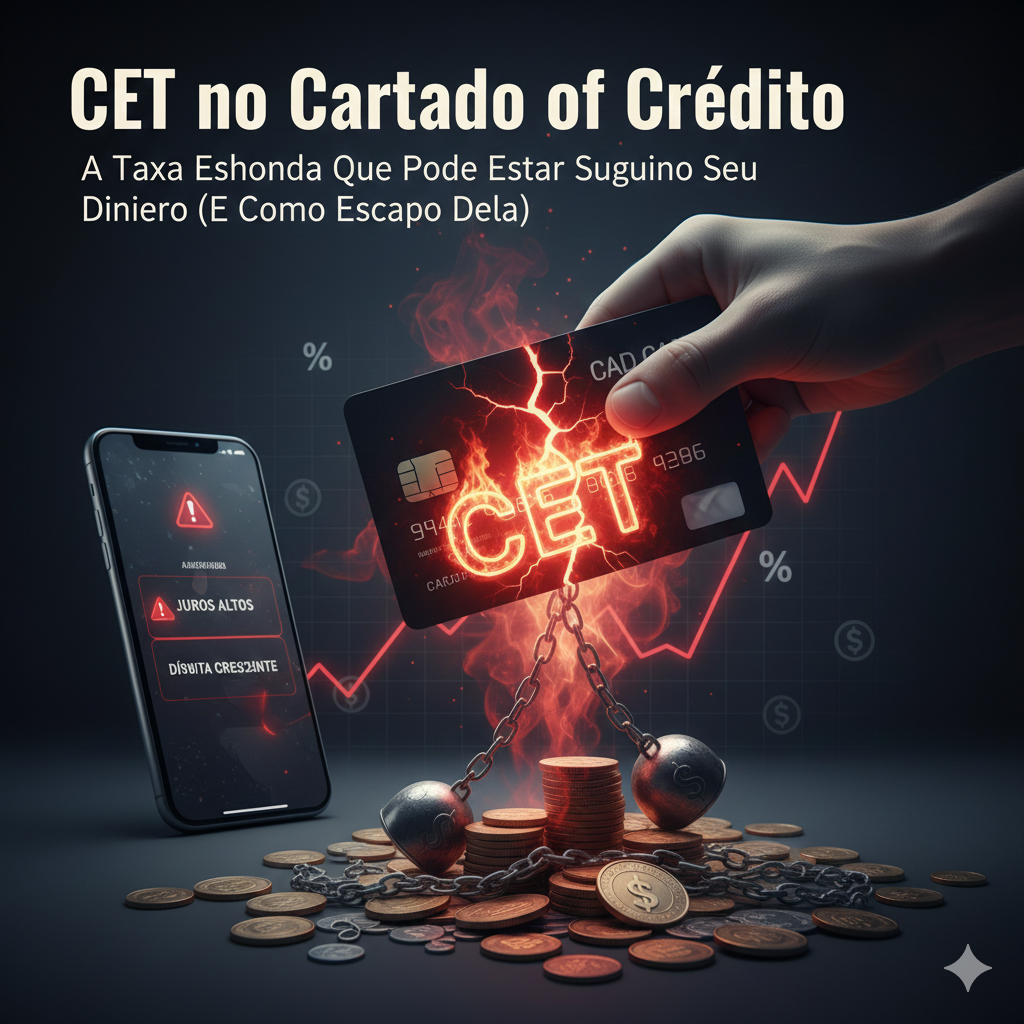 CET no Cartão de Crédito: A Taxa Escondida Que Pode Estar Sugando Seu Dinheiro (E Como Escapar Dela)