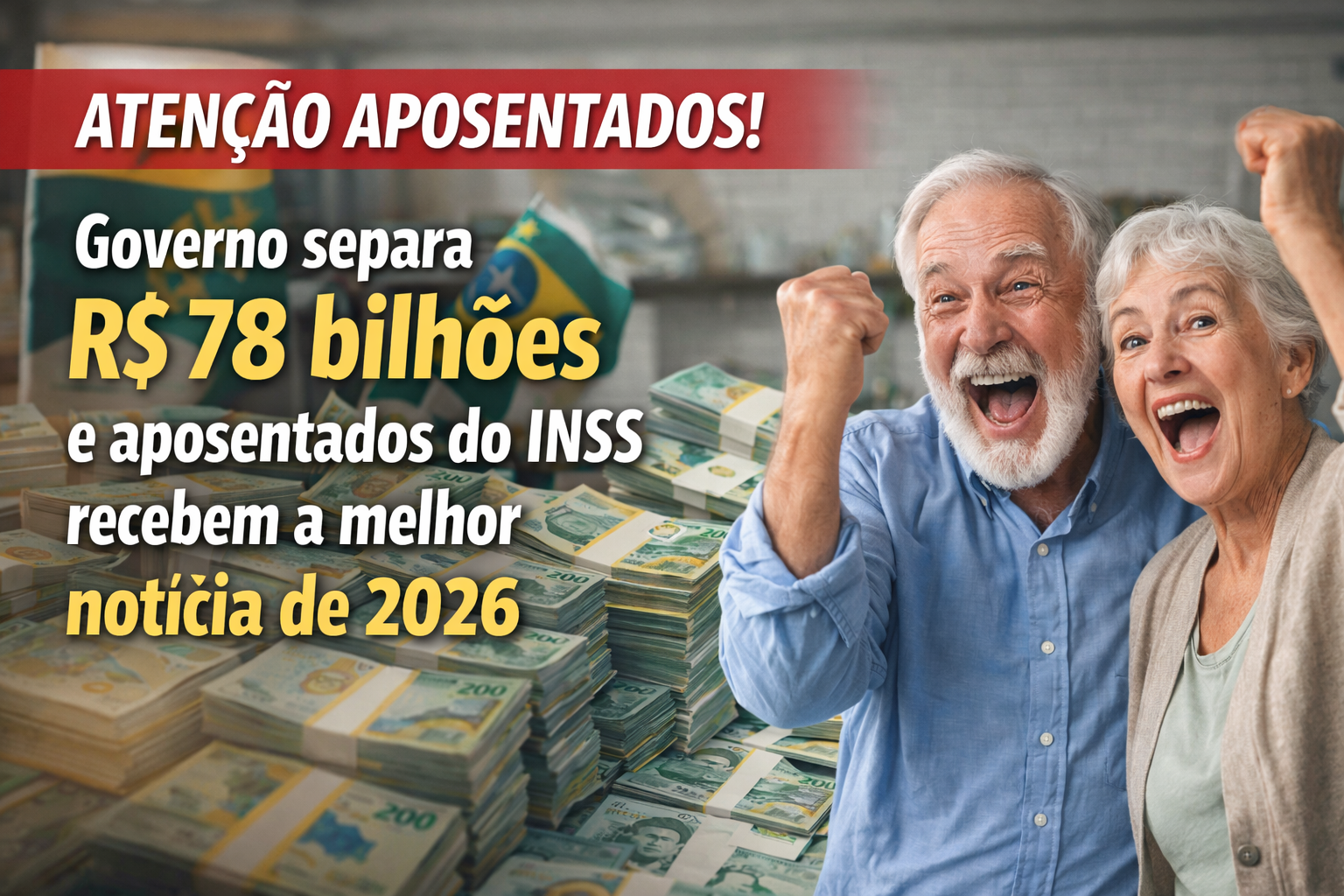 R$ 78 Bilhões Liberados: Governo Confirma Antecipação do 13º do INSS em 2026; Veja as Datas