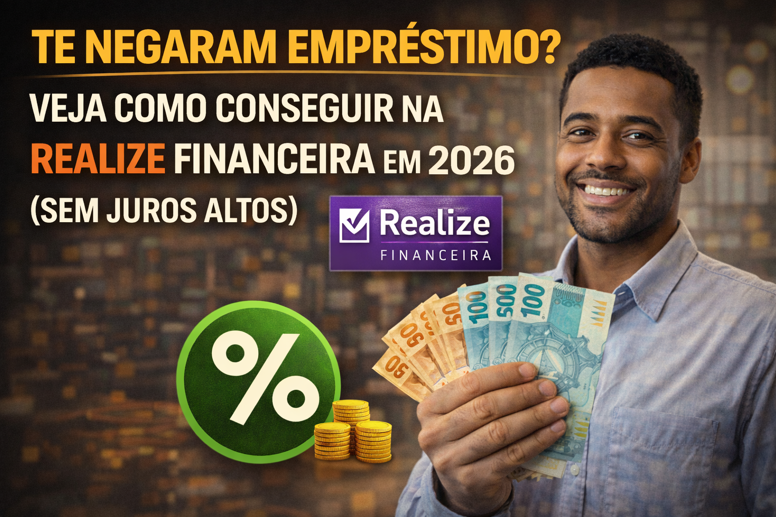 Te Negaram Empréstimo? Veja Como Conseguir na Realize Financeira em 2026 sem Juros Altos