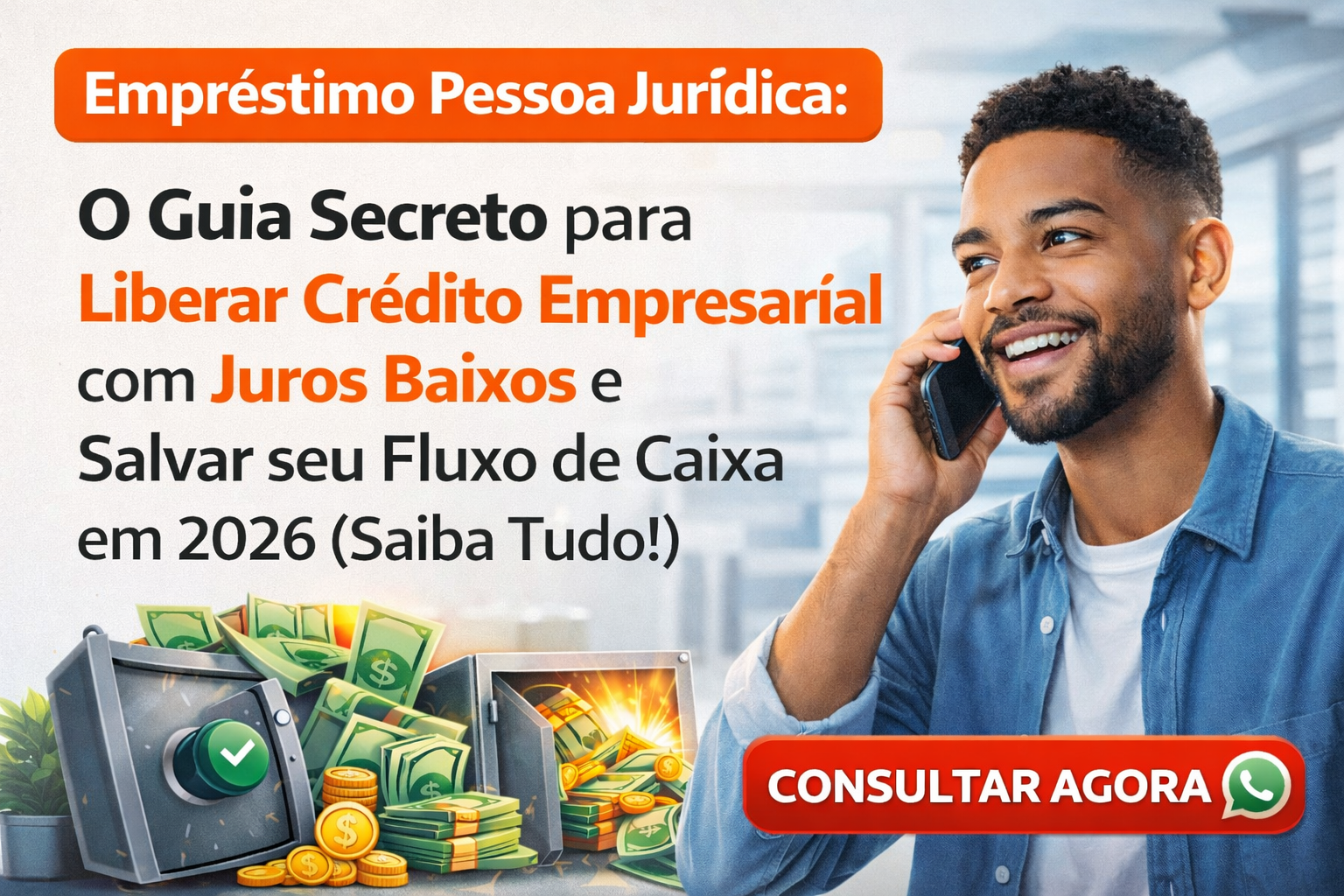 Como fazer Empréstimo p/ Pessoa Jurídica: Liberar Crédito Empresarial com Juros Baixos e Salvar seu Fluxo de Caixa em 2026 (Saiba Tudo!)