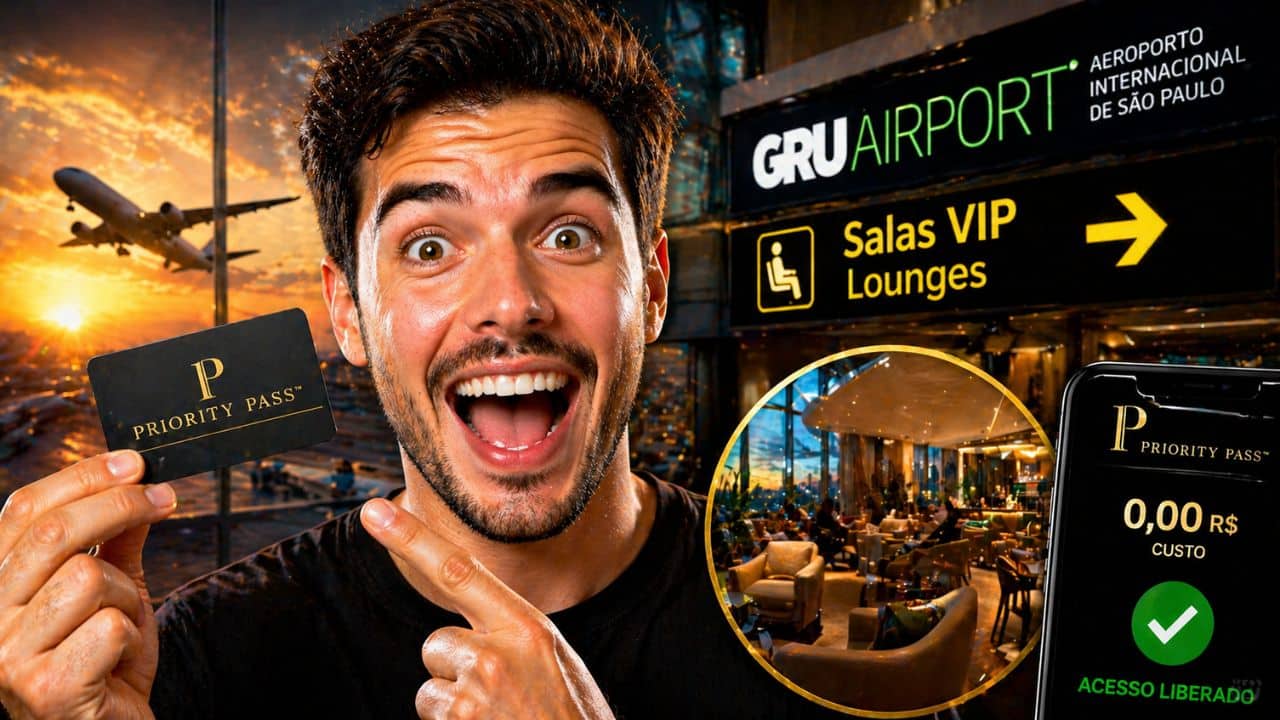 O Segredo dos Aeroportos: Como Usar o Priority Pass em Guarulhos sem Gastar um Centavo em 2026