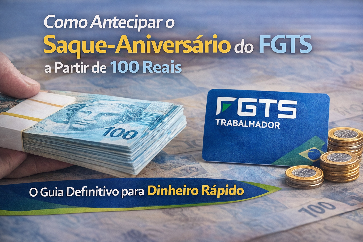 Como Antecipar o Saque-Aniversário do FGTS a Partir de 100 Reais: O Guia Definitivo para Dinheiro Rápido