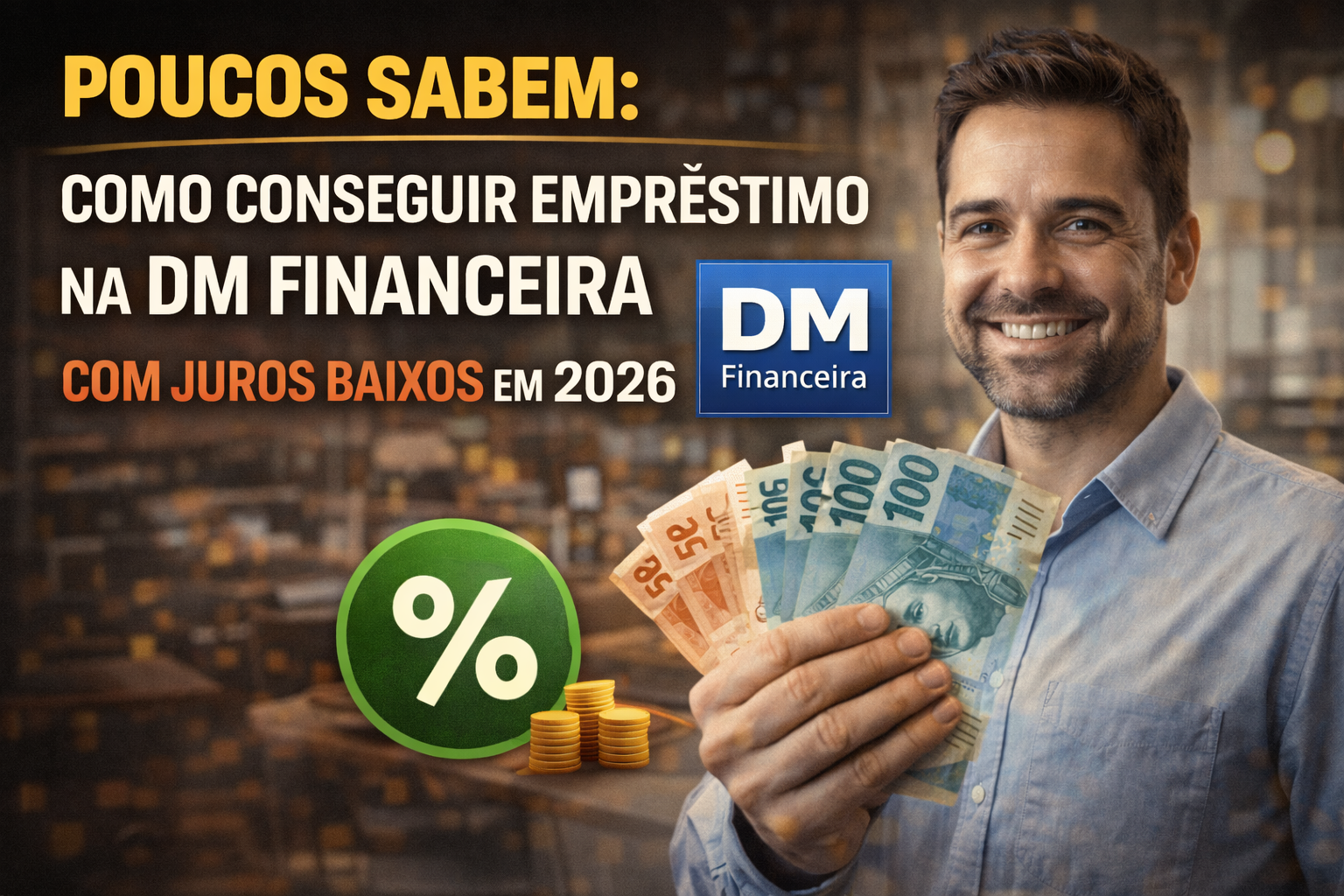 Poucos Sabem: Como Conseguir Empréstimo na DM Financeira com Juros Baixos em 2026