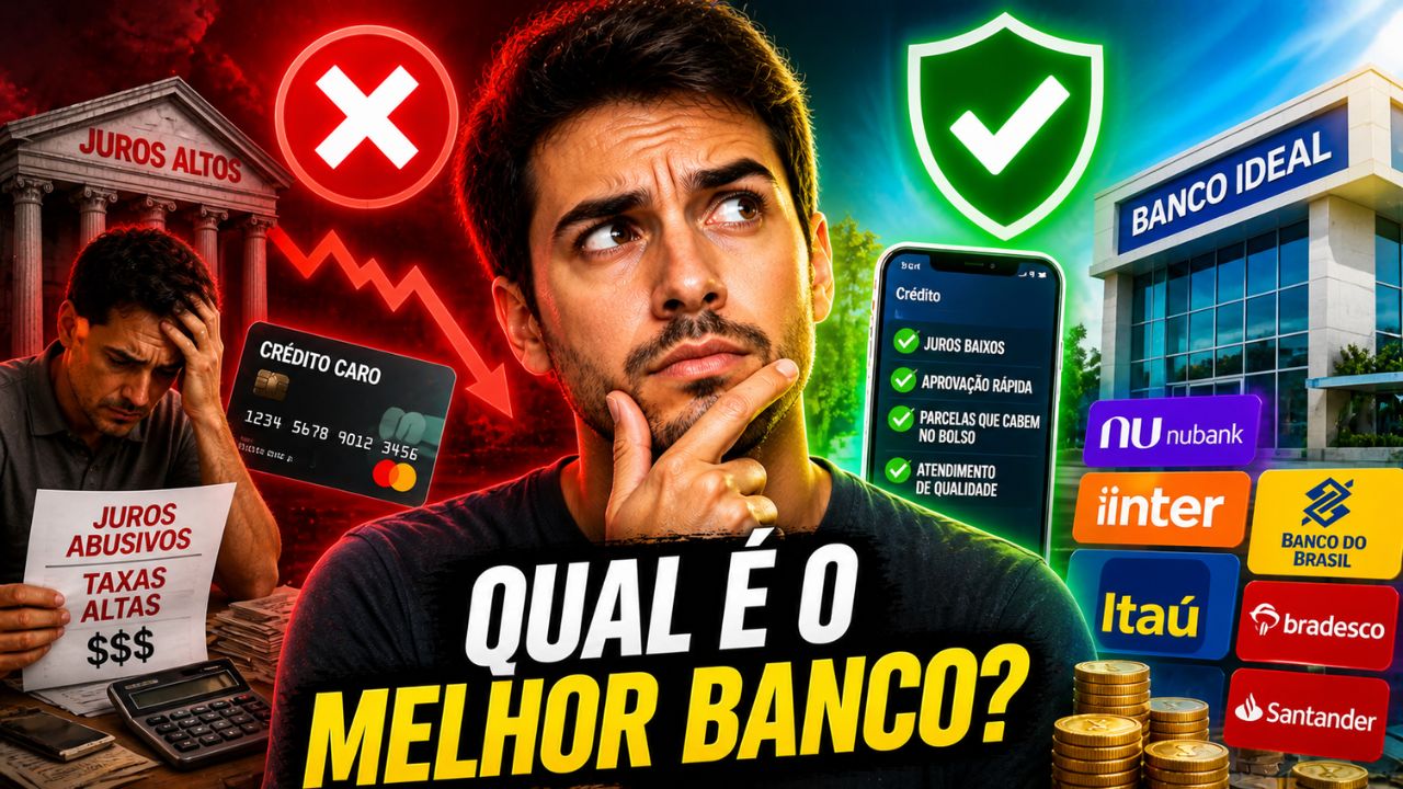 Crédito com juros baixos: como escolher o melhor banco para empréstimo em 2026