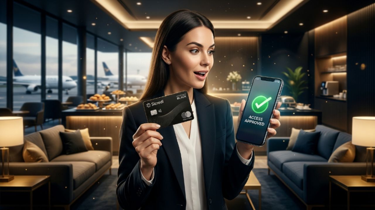 Como solicitar o Sicredi Mastercard Black sala vip e liberar acesso ilimitado aos lounges de luxo agora