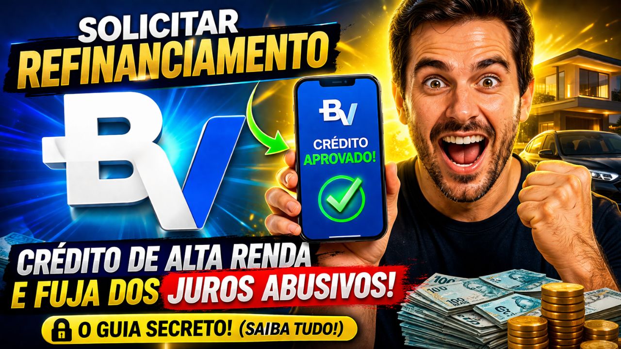 Solicitar Refinanciamento BV: O Guia Secreto para Liberar Crédito de Alta Renda e Fugir dos Juros Abusivos (Saiba Tudo!)