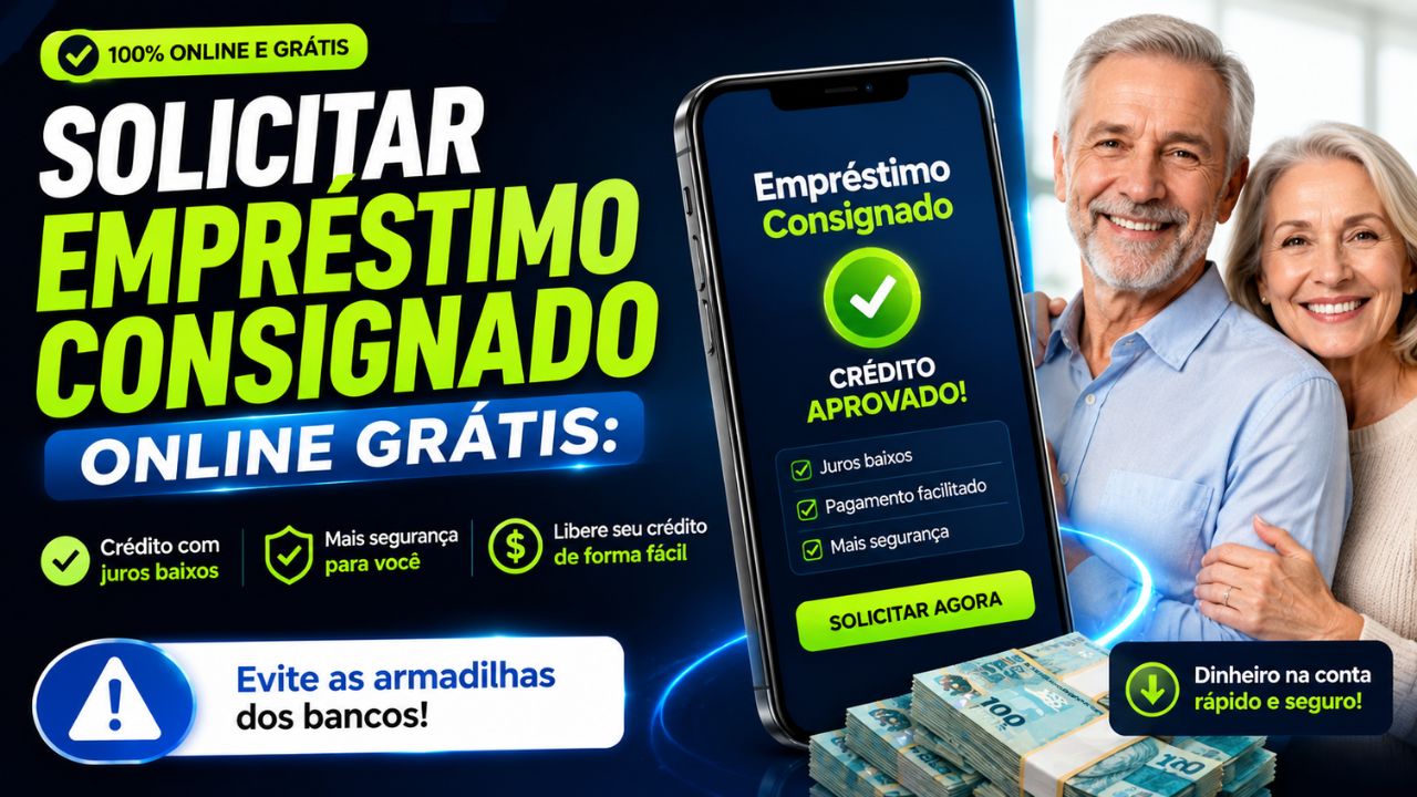 Solicitar empréstimo consignado online grátis: Entenda como liberar crédito com juros baixos e evitar as armadilhas dos bancos hoje!