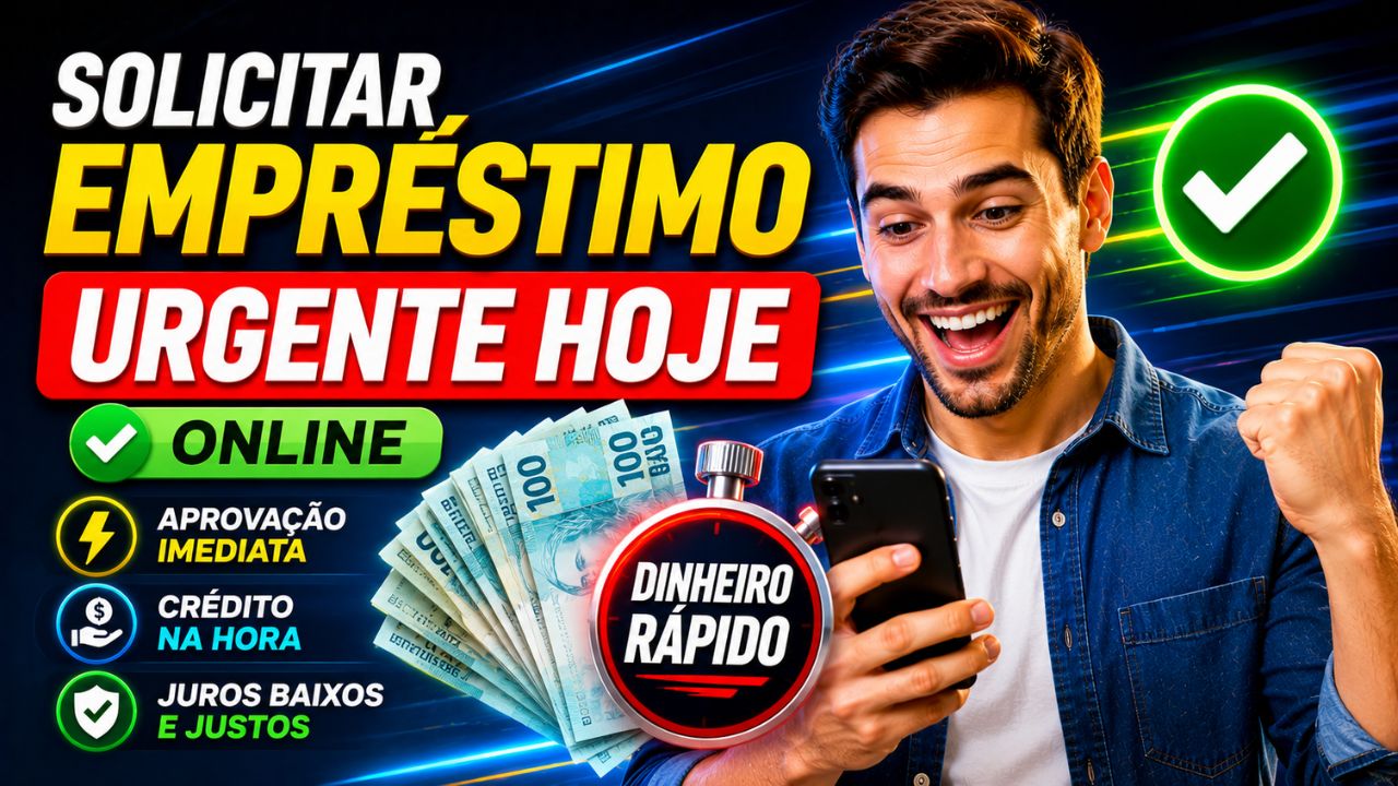 solicitar empréstimo urgente hoje online: como liberar crédito com aprovação imediata e fugir de juros abusivos!