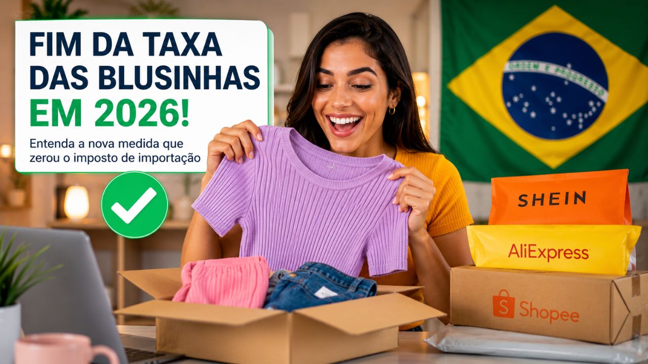 Fim da Taxa das Blusinhas em 2026! Entenda a Nova Medida que Zerou o Imposto de Importação