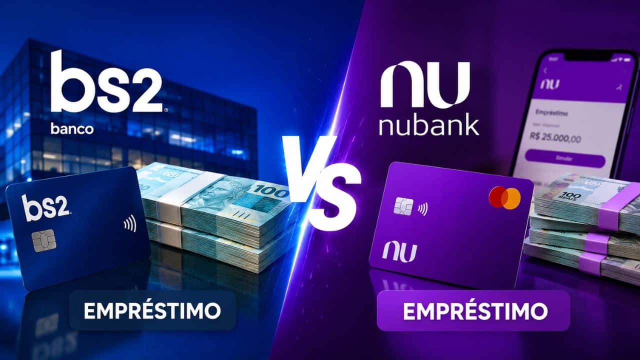 Banco BS2 ou Nubank: Descubra Qual Tem a Melhor Taxa de Empréstimo Pessoal em 2026  2. Como Simular Empréstimo Online no BS2 e Nubank para Liberar Dinheiro Rápido