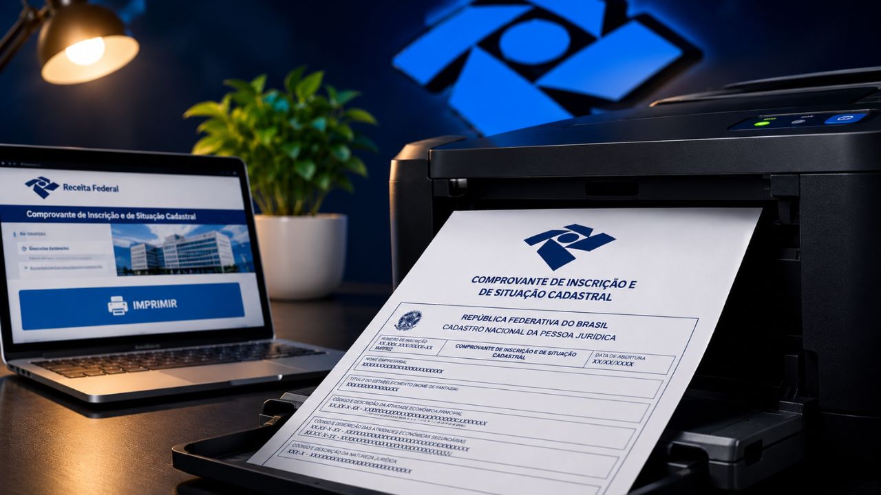 Como imprimir cartão CNPJ na Receita Federal Como imprimir cartão CNPJ na Receita Federal