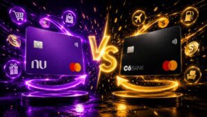 Nubank vs C6 Bank: qual tem o melhor cashback em 2026?
