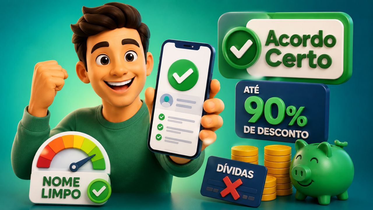 Acordo Certo: como negociar dívidas e limpar o nome grátis