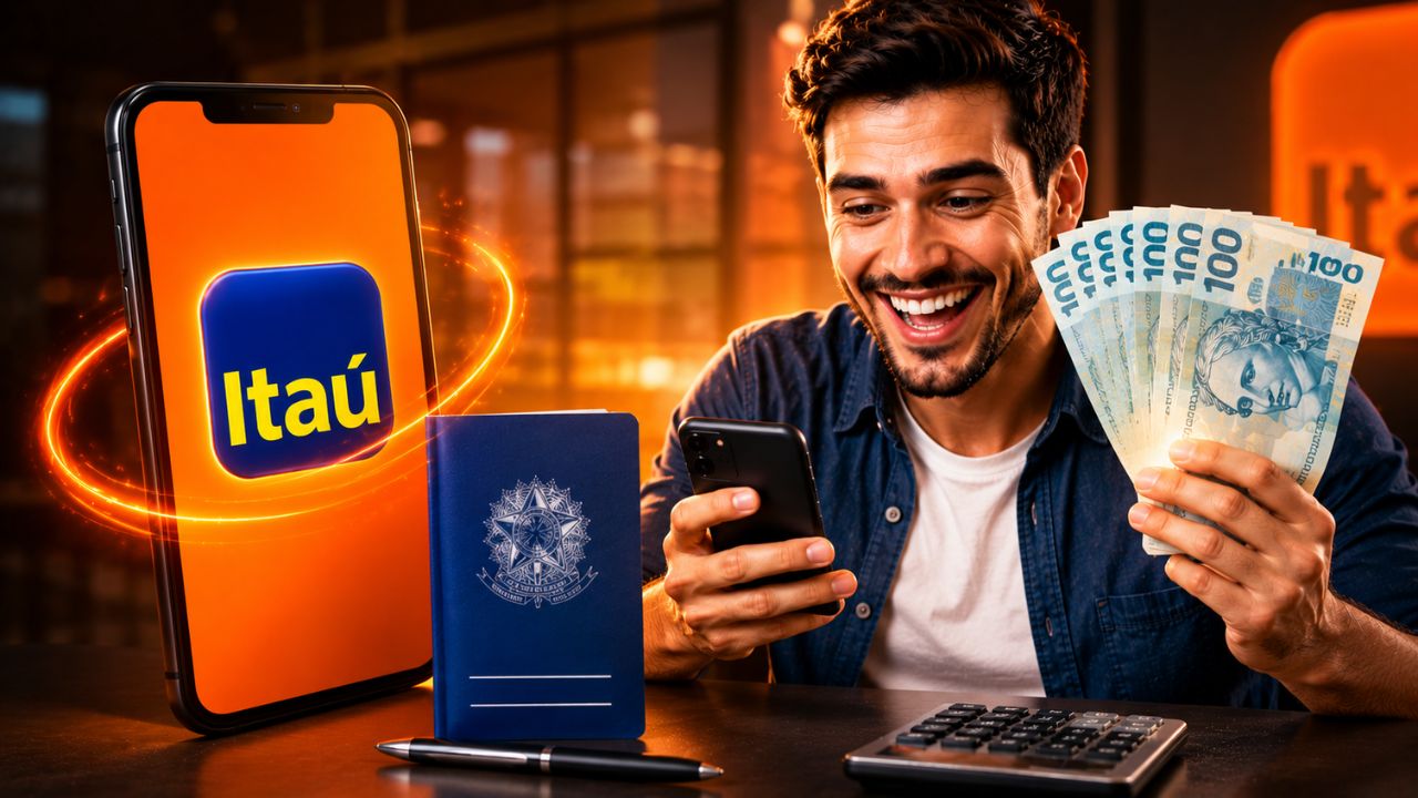 Trabalha com carteira assinada? Existe uma modalidade de crédito do Itaú que está chamando atenção pelos juros