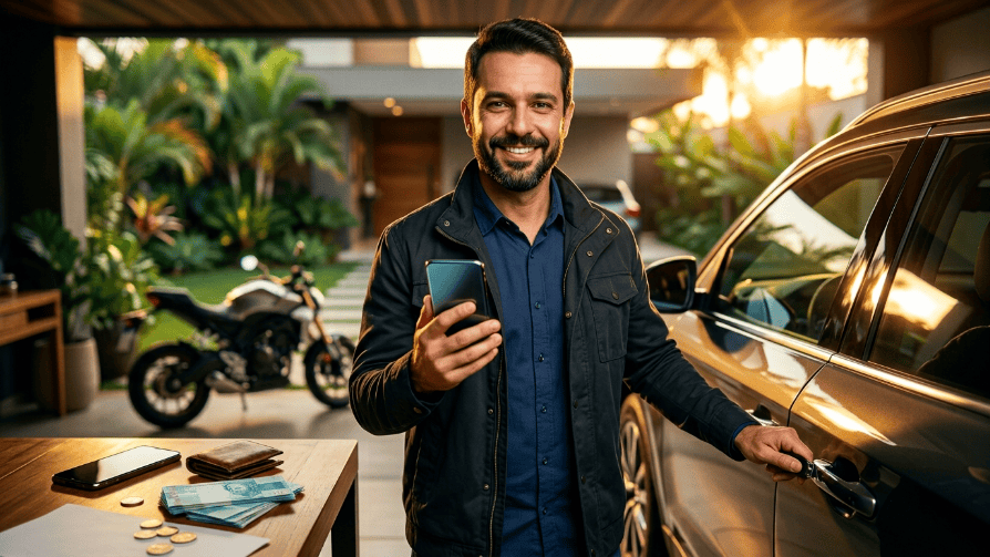 Como fazer empréstimo com garantia de celular ou veículo