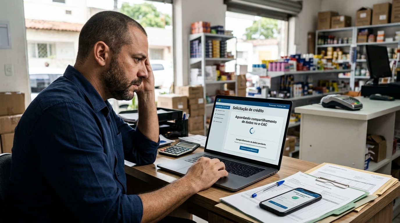 Pronampe ou Procred 360 travado no banco com status ‘Aguardando Compartilhamento de Dados no e-CAC’: Como destravar Pronampe ou Procred 360 travado no banco com status ‘Aguardando Compartilhamento de Dados no e-CAC’: Como destravar