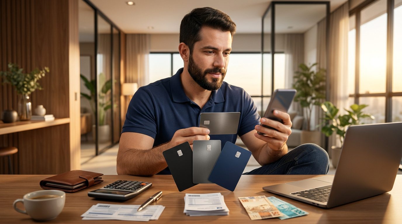 Melhor cartão de crédito para quem ganha R$ 2.000 Melhor cartão de crédito para quem ganha R$ 2.000