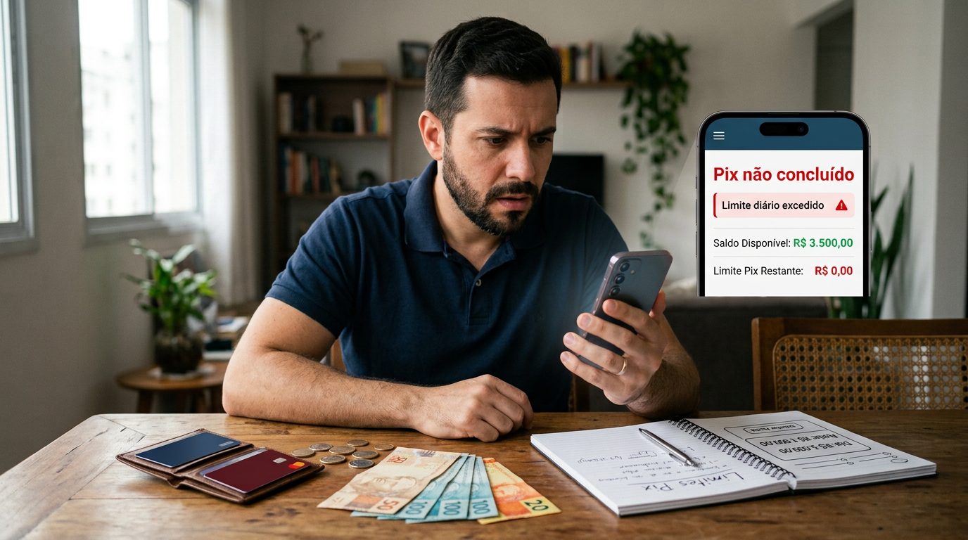 Limite diário de Pix excedido no Itaú ou Bradesco mesmo com saldo? Aprenda como solicitar o aumento imediato no app
