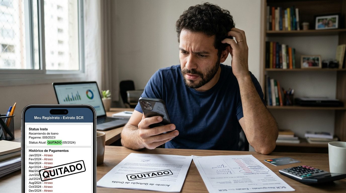Registrato SCR: como remover registro após quitar dívida