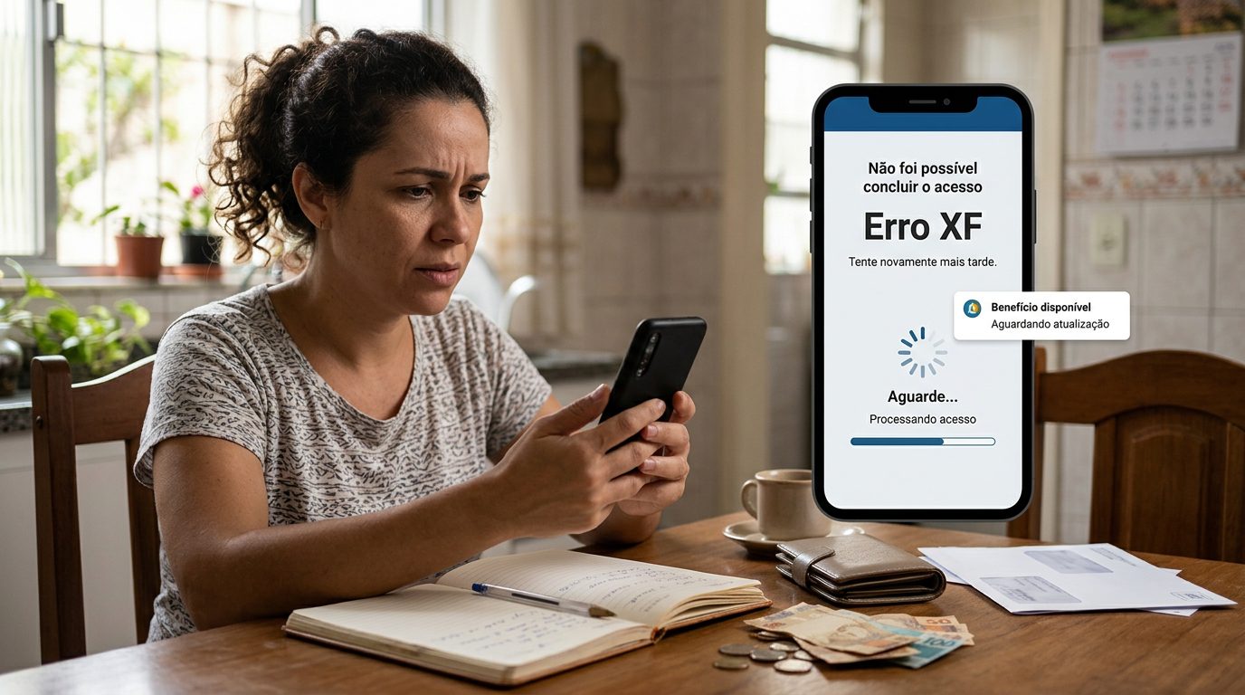 erro xf no caixa tem ou aplicativo travado na fila virtual? saiba como resolver sem perdas de benefícios