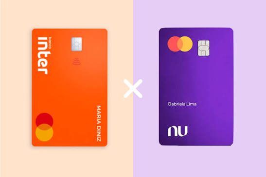 Cartão Nubank vs Inter: qual é melhor em 2026?
